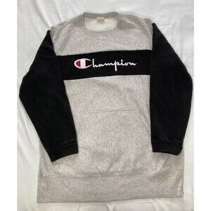 Champion Sweatshirt Crewneck Mens Large Gray Reverse Weave